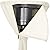 Amazon Basics - Outdoor Round Stand Up Patio Heater Cover, Tan, 36" x 18.5" x 95"