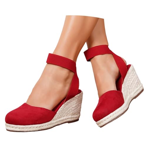 Wedges plateforme décontracté au style bohème pour les vacances
