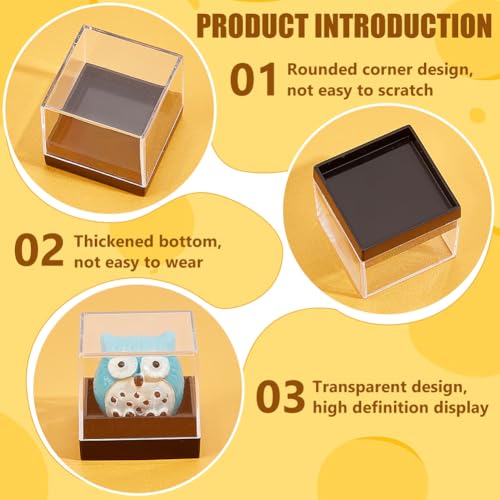 Boîte rangement pour comptoir de maison BENECREAT protégeant bijoux et minéraux - 4