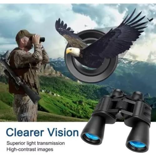 Image of 20x50 High Power Military Binoculars for Adults and Kids with Low Light Night Vision,Compact Waterproof Bird Watching Travel Hunting Stargazing BAK-4 Prism FMC Lens