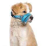 Prevenga las mordidas y la seguridad de las mascotas --- No más mordidas no deseadas al caminar al aire libre, el bozal para perros funciona muy bien para evitar que los perros pequeños, medianos y grandes muerdan, pero permite beber y jadear. También puede ayudar de manera efectiva a modificar los comportamientos de los perros, poner el bozal cuando el perro mastica, muerde o ladra para ayudarlos a reclamar y quitarlo después de minutos para corregir sus comportamientos.