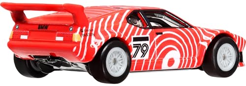 Hot Wheels BMW M1 PROCAR, Car Culture Véhicules Circuit Legend pour enfants +3 ans et les adultes fans et collectionneurs, collection premium de véhicules Car Culture à l’échelle 1/64, HKC79