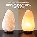 POHS 8-10 Inches (7-11 lb) 100% Authentic Himalayan Pink Salt Lamp – Handcrafted with Dimmable Switch, Wooden Base, and Bulb Replacement Included
