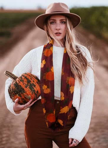 GERINLY Light Circle Scarves, Print Infinity Loop Scarf Head Wrap for Women4