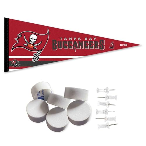 Tampa Bay Buccaneers banderole décorative et patchs muraux chambre ado et adulte