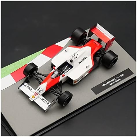 Scale Model Vehicles for Honda MP4/4 1988 Ayrton Senna Diecast Car Model Metal Toy Vehicle 1:43 Sophisticated Gift Choice
