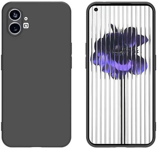 Case Compatible for Nothing Phone 1 Anti-fall Shockproof Protection Soft Matte Frosted Case Silicone 1.5mm Slim Soft Silicon Shockproof Protective Cover for Nothing Phone 1