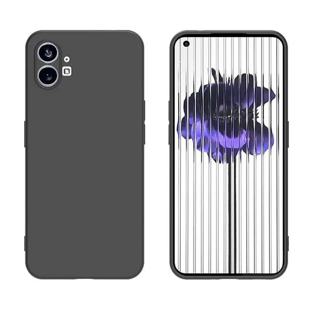 Case Compatible for Nothing Phone 1 Anti-fall Shockproof Protection Soft Matte Frosted Case Silicone 1.5mm Slim Soft Silicon Shockproof Protective Cover for Nothing Phone 1