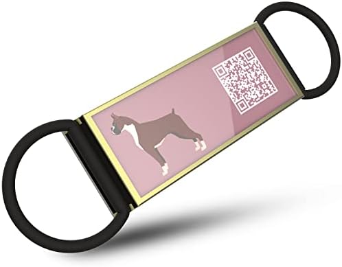 DISONTAG QR Dog Tags Personalized Dog Tags, Sliding Mute Dog ID Tag Custom Dog Tags Pet ID Tags, Lifelike Patterns Free Online Pet Page Prevent Lost/Modifiable