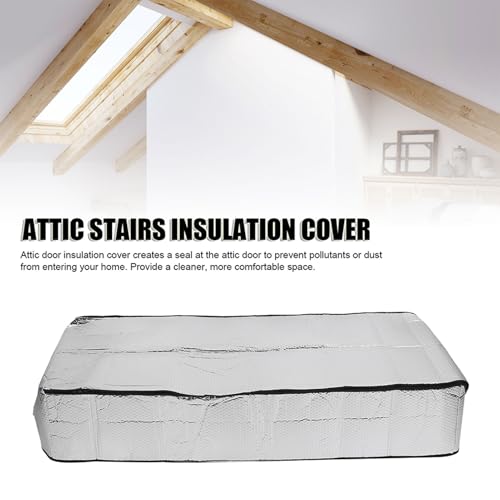 1-3 Stück 67x140cm Energiesparend Dachboden-Treppentür,Dachboden-Treppen-Isolierabdeckung energiesparend, Leiter-Isolator Dachboden-Tür-Isolierabdeckung Dachboden Treppentür (1 Stück)