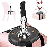 YQlove Saugfuß Dildo Halter, Zwei verstellbare Bänder zur Befestigung an Kissen oder Möbeln, kann Starker Halt für Saugfuß-Toys, Am Körper tragbar, Sexspielzeug(Ohne Dildos oder andere Saugfuß-Toys)