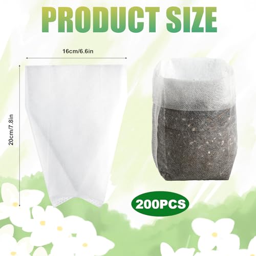 Sac de plantation 16x20cm pour protéger les semis sans dépotage traumatique - 3