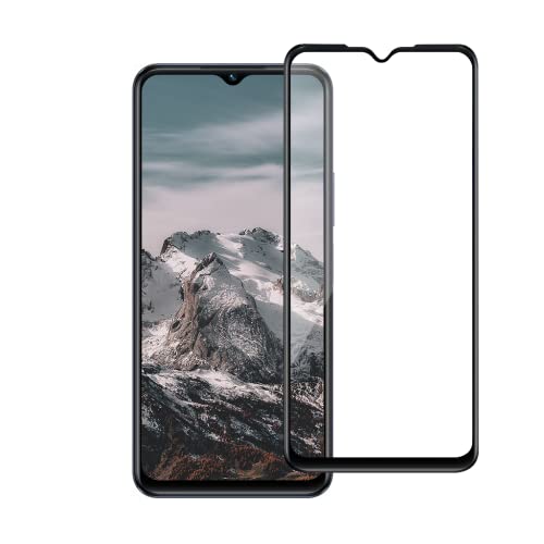 Image of Inktree Military-Grade Tempered Glass Screen Protector For Realme C25 with Edge to Edge Coverage and Easy Installation kit, Pack of 1