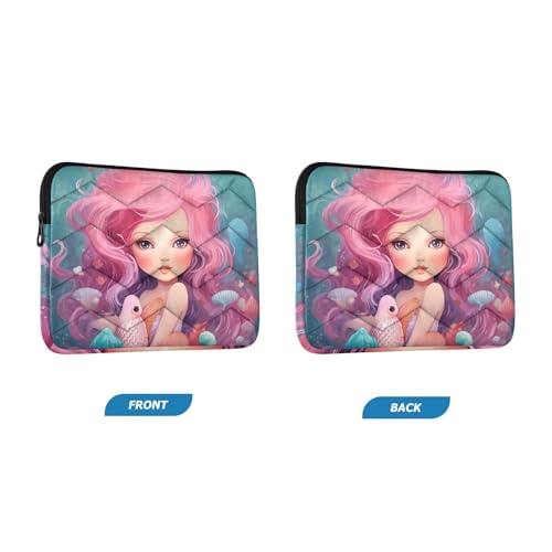 Funda para portátil rosa sirena 13-14 pulgadas miniatura 2