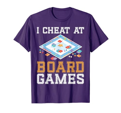 I Cheat At Board Game Funny Host Winner Cheater Tabletop