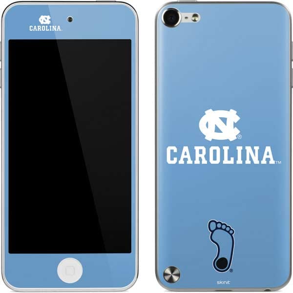 Skinit Decal MP3 Player Skin Compatible with iPod Touch (5th Gen&2012) - Officially Licensed College UNC Carolina Logo Design