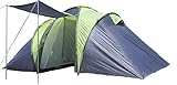 Personenanzahl: 3+3 Personen EXPLORER Zelt Sierra 6 Familienzelt mit 2 Schlafkabinen 520(180x180x180)x210x180cm 3+3 Personen 3000mm Wassersäule Ring Pin System wettergeschützter Eingang Camping Outdoor Wandern Familie