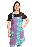Talla única Ardeco\'s Bata maestra profesora casulla estola estampada Sirenas