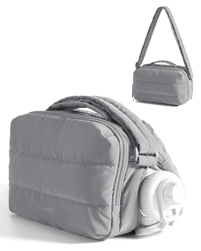 Image of BAGSMART Lightweight Crossbody Bags for Women, Quilted Puffer Shoulder HandBags with Adjustable Strap for Travel