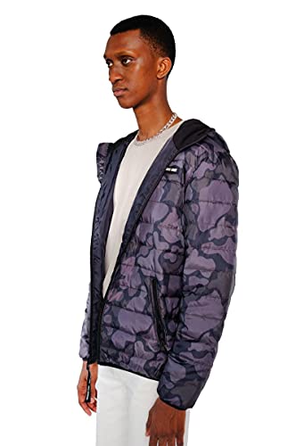 Members Only Men's Solid Puffer Packable Jacket4