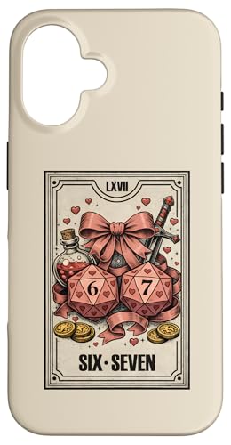 67 Six Seven Meme ���B���e�[�W RPG �_�C�X�{�[�h �Q�[�}�[ �^���b�g�J�[�h �X�}�z�P�[�X iPhone 16 �p