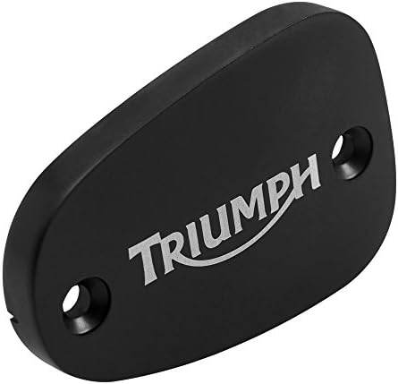 Motone Brake Reservoir Cover - Modern Logo - Black - Triumph Bonneville, T120, Thruxton - SNG217