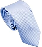  SQUATCH®  Corbata Fina 6cm  100% poliéster  Ultra suave y cómodo  Lavable a 30°  Longitud 142cm (Azul celeste)