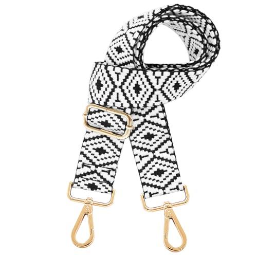 Image of Wide Shoulder Strap Adjustable Replacement Belt Crossbody Canvas Bag Handbag