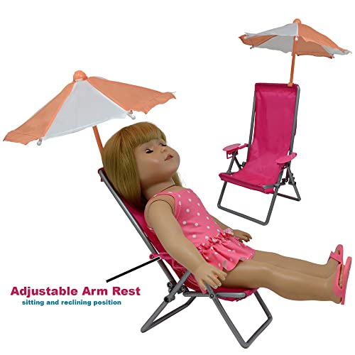 Doll Playset Accessories For 18 Inch Dolls (Beach Set) #TOP3