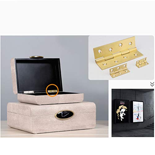 Homoyoyo 6Pcs Door Hinges 2.5Inch (63Mm) Heavy Duty Copper Mute Door Butt Hinges,Ball Bearing Door Hinges For Window, Cabinets, Closet, Wooden Boxes, Furniture And Home Door #TOP3