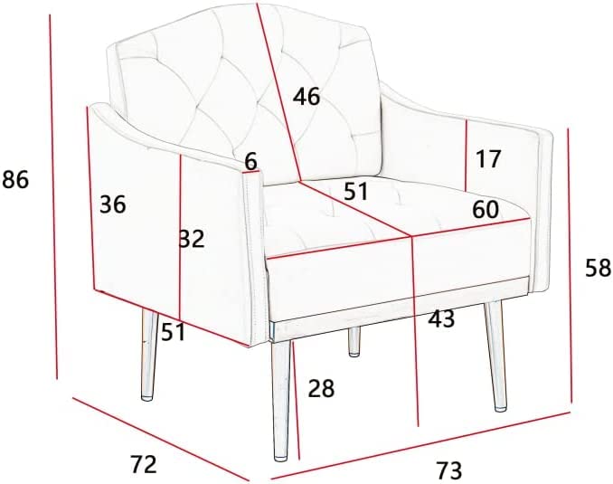 Sillón Plegable Terciopelo Rosa miniatura 2