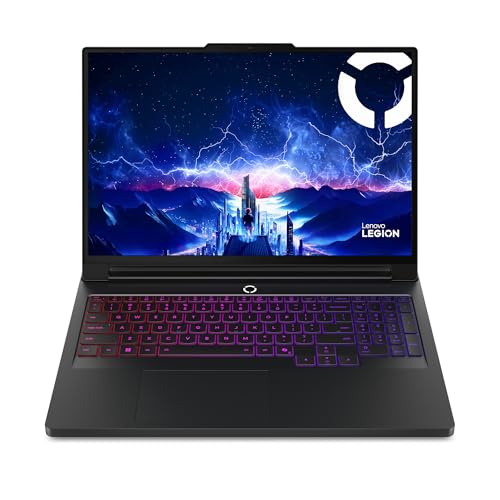 Lenovo Legion Pro 7 Gaming AI Laptop - Display OLED 16' WQXGA 240Hz, NVIDIA GeForce RTX 5090, Intel Core Ultra 9 275HX, RAM 64GB DDR5, SSD 2TB, Windows 11, Tastiera RGB QWERTY, 3 mesi GamePass