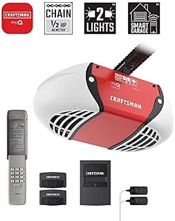 Craftsman CMXEOCG471 Garage Door Opener, Red
