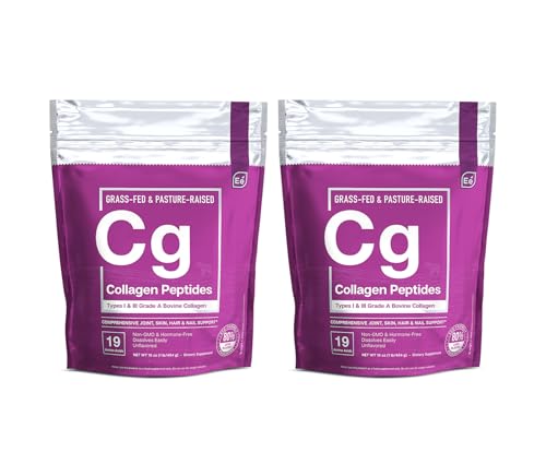 Essential Elements Hydrolyzed Collagen Powder - Joint, Skin, Hair, and Nail Support | Types I & III...