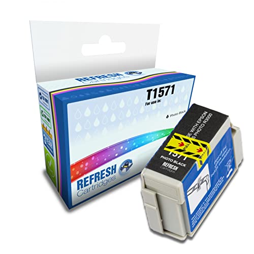 Refresh Cartridges Zamiennik wkładu atramentowego do Epson T1571 (czarny fotograficzny)