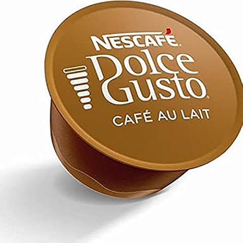 Nescafé Dolce Gusto Café Au Lait Coffee Pods Capsules, 16 x 10g Cover
