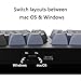 Keychron Q8 Alice 65% Layout Gasket Hot Swappable Custom Mechanical Keyboard, QMK Programmable, RGB Backlit Type-C Wired Aluminum Ergonomic Keyboard for Mac Windows, Gateron G Pro Brown Switch