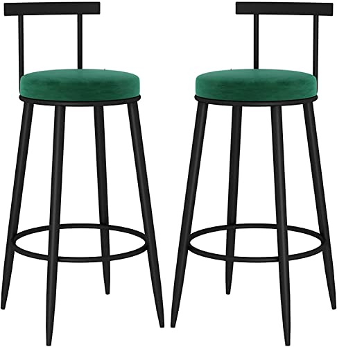 Tabourets de bar en métal lot de 2 chaises de comptoir en fer forgé