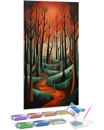 Punto de cruz diamante 5D Jumpdot de 70x40 cm para decorar con relieve brillante