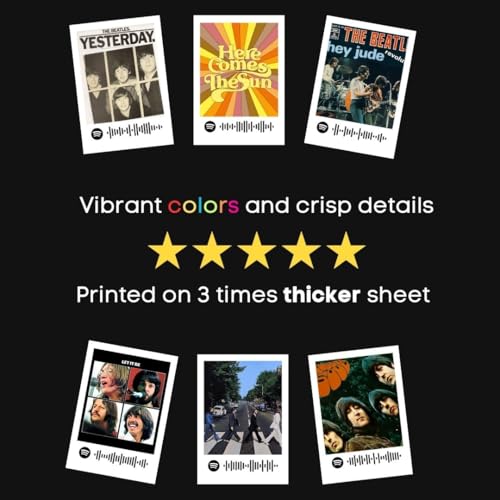 Image of Funk You Store Posters Cards Kit (Set of 15) | Anime Berserk Mini Posters Collage Kit Mini Poster Size (8 x 6 cm) Poster for Phone Accessories, Bedroom, Office, Living room, Dorm room (The Beatles)