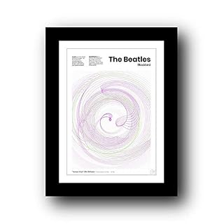 The Beatles – Blackbird – une affiche unique A3 avec ondes sonores imprimée par Elin Ohlsson - Les Beatles, Paul McCartney, John Lennon, RIngo Starr, George Harrison The Beatles – Blackbird – une affiche unique A3 avec ondes sonores imprimée par Elin Ohlsson – Image 4