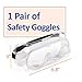 UNCO- Safety Goggles Over Glasses, Protective Goggles, Anti Fog, Work, Safety Glasses Over