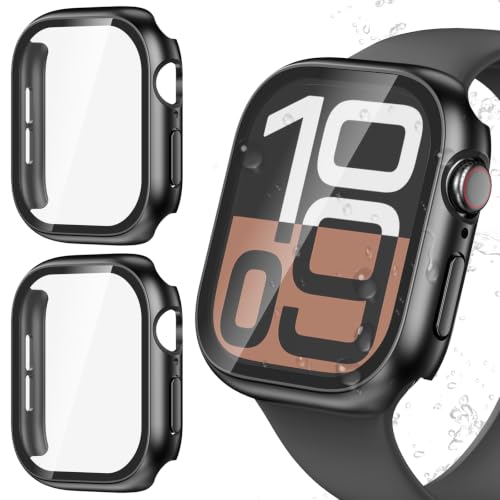 YIJDACASE【2 Pack Waterproof Case for 46mm Apple Watch Series 11/10