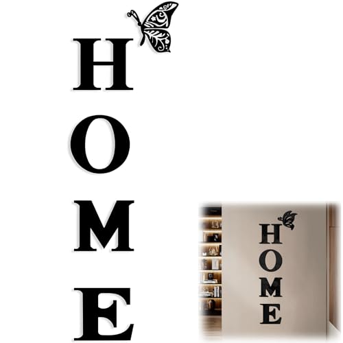 Aiyraa Acrylic Home Accessories Living Room, Mirror Effect Home Sign Letters, Removable Wall Stickers House Decor Accessories Entry Way New Home Sign(Black) Aiyraa Acrylic Home Accessories Living Room, Mirror Effect Home Sign Letters, Removable Wall Stickers House Decor Accessories Entry Way New Home Sign(Black)