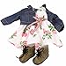 Produktbild Götz 3403551 Kombination Spring Vibes - Puppenbekleidung Gr. XL - 4-teiliges Bekleidungs- und Zubehörset für Stehpuppen 45 - 50 cm