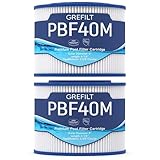 Grefilt 10-00282 Hot Tub Filter Compatible with Bullfrog Spa Filter, Wellspring 30 Coreless 10-00282, Pleatco PBF40M, 30 sq.ft. 2-Pack