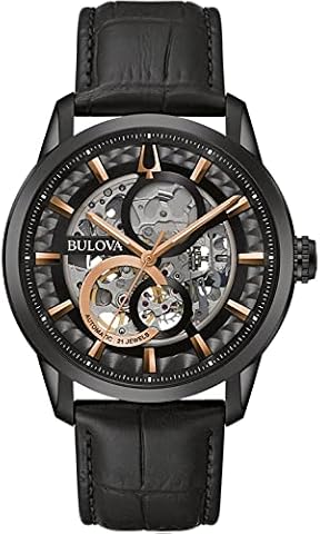 Bulova Mężczyźni Sutton Zegarek na Rękę, Czarny, 43 mm