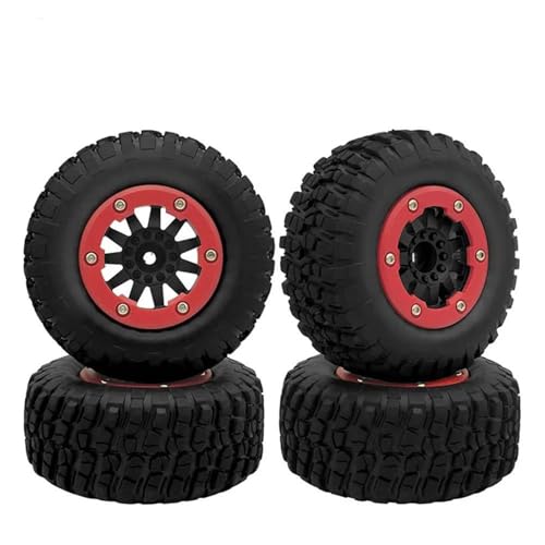 Pneus et jantes pour Traxxas Slash 4x4 - Kit de 4 roues pour camion RC 1:10