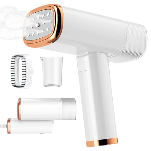 Vtizikl 1000W Handheld Garment Steamer – 20s Fast Heat-Up, 120ml Detachable Tank & Portable Design for Travel/Home/Office – Wrinkle Remover for Clothes, Curtains, Fabrics