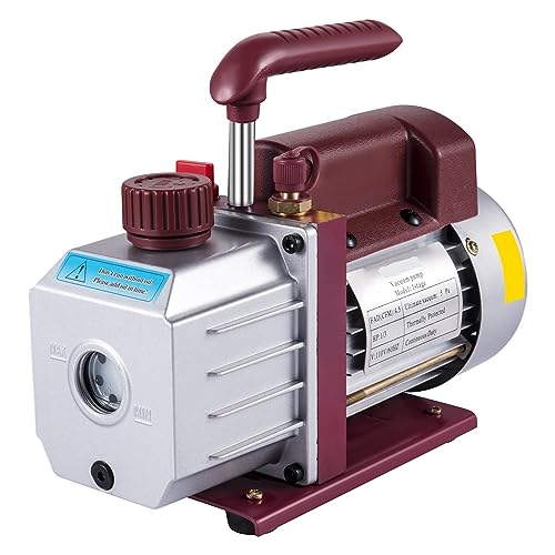 Bomba de Vacío 4.5CFM HVAC Monoeetapa De Paleta 1/3HP 5PA Para Servicio de Aire Acondicionado